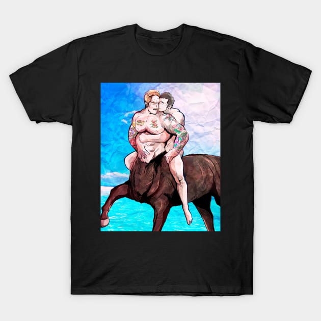 Centaur Dandy ridden T-Shirt by Tattooeddandyyy70